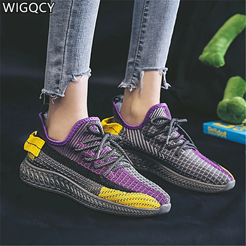 Женские кроссовки с кокосовым принтом WIGQCY сетчатые дышащие обувь для тенниса