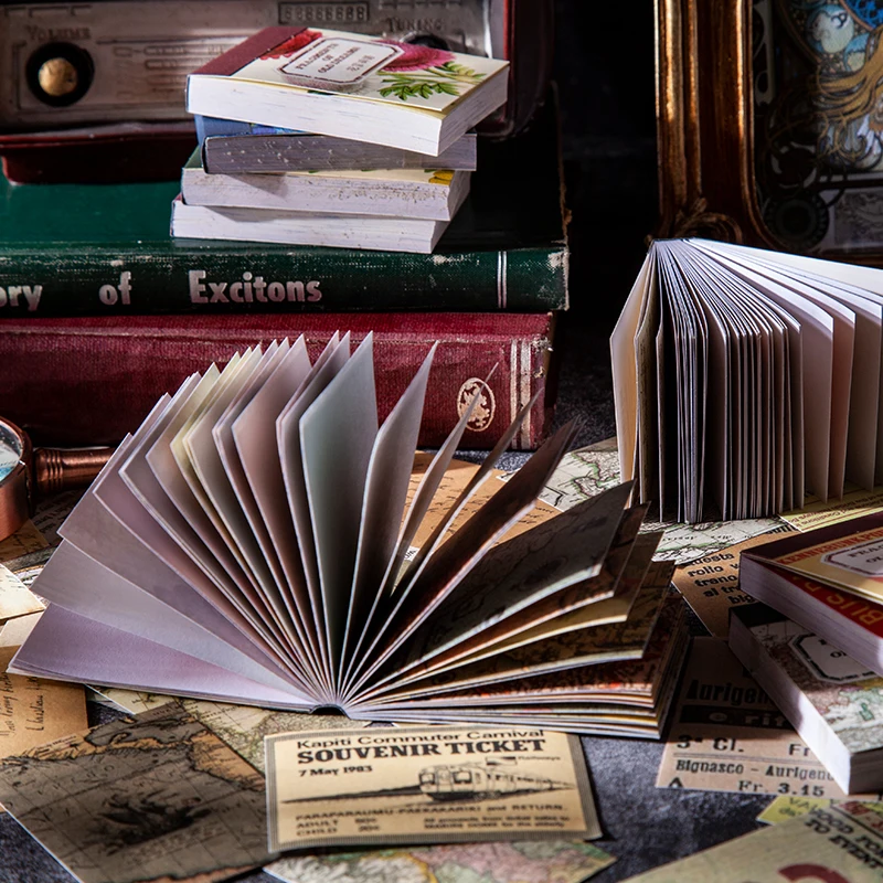 Dimi 50 листов фрагменты старой мечты серии книжка с наклейками Винтаж карман