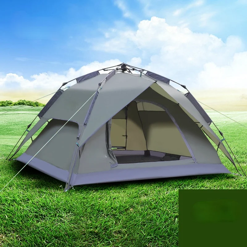 

Automatic Tent 3-4 Person Camping Tent,Easy Instant Setup Protable Backpacking for Sun Shelter,Travelling,Hiking