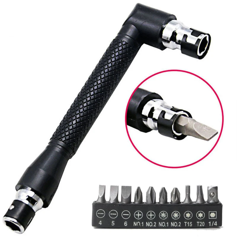 

Zezzo® 1/4" 6.35mm Head L-Shaped Mini Socket Wrench Screwdriver Set Torx Screwdriver Set Key Utility Tool Drill Set Dropship