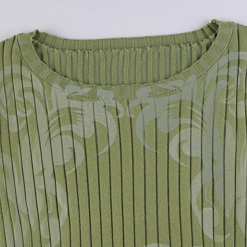 Женский Повседневный вязаный джемпер Rockmore винтажный осенний свитер с принтом