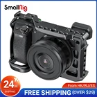 Клетка SmallRig A6600 для камеры Sony A6600, клетка для Dslr-камеры с холодным башмаком и отверстиями для фиксации Arri, штатив, клетка для съемки, аксессуар 2493
