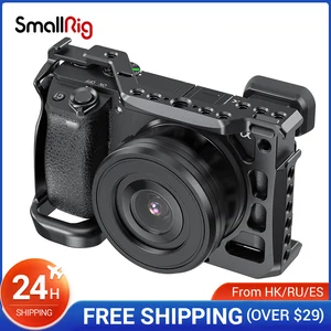 Клетка SmallRig A6600 для камеры Sony A6600, клетка для Dslr-камеры с холодным башмаком и отверстиями для фиксации Arri, штатив, клетка для съемки, аксессуар 2493