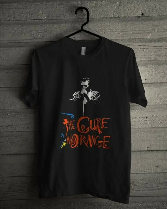 Редкая футболка Vtg The Cure In Orange Роберт Смит британский Тим попэ новая модная