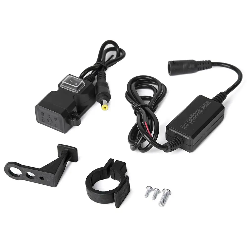 Dual USB Port 12V Waterproof Motorbike Motorcycle Handlebar Charger 5V 1A/2.1A Adapter Power Supply Socket for Phone Mobile NEW |