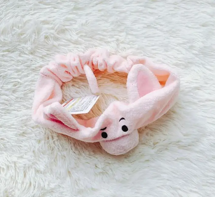 1 шт. Новинка Kawaii Мультфильм Базз Клубника Медведь Свинья круговой плюшевые игрушки повязка для волос ремешок на запястье плюшевый подарок