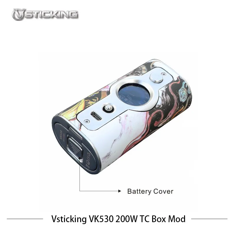 Vsticking VK530 200 Вт TC Box Mod двойная батарея электронная сигарета мод макс. испаритель