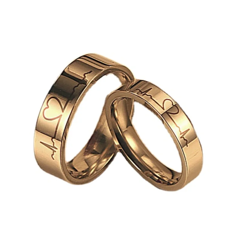 Фото Парные кольца BONLAVIE для мужчин и женщин ювелирные украшения пар | Украшения