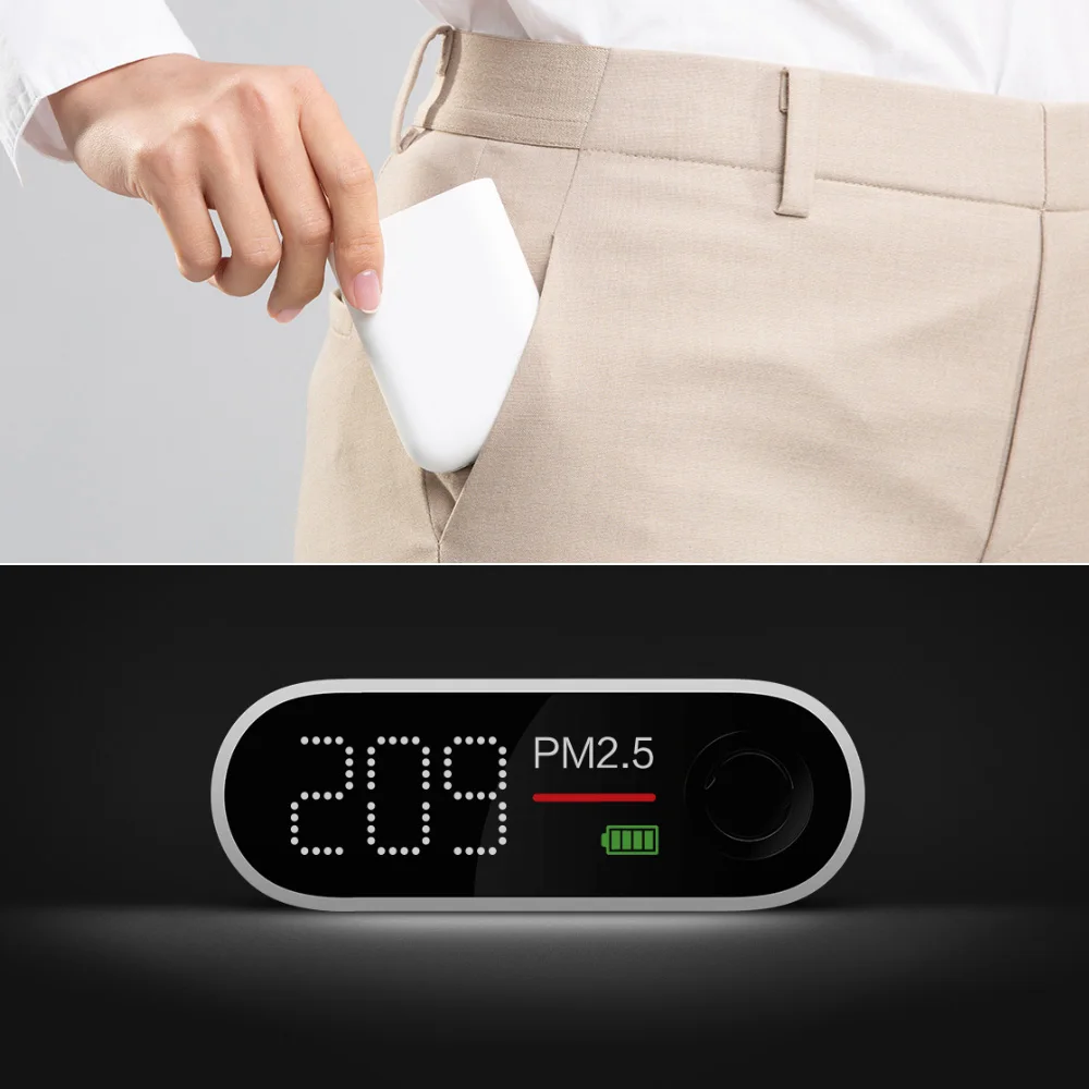 Портативный детектор воздуха Xiaomi Smartmi PM2.5 PM 2 5 миниатюрный чувствительный монитор