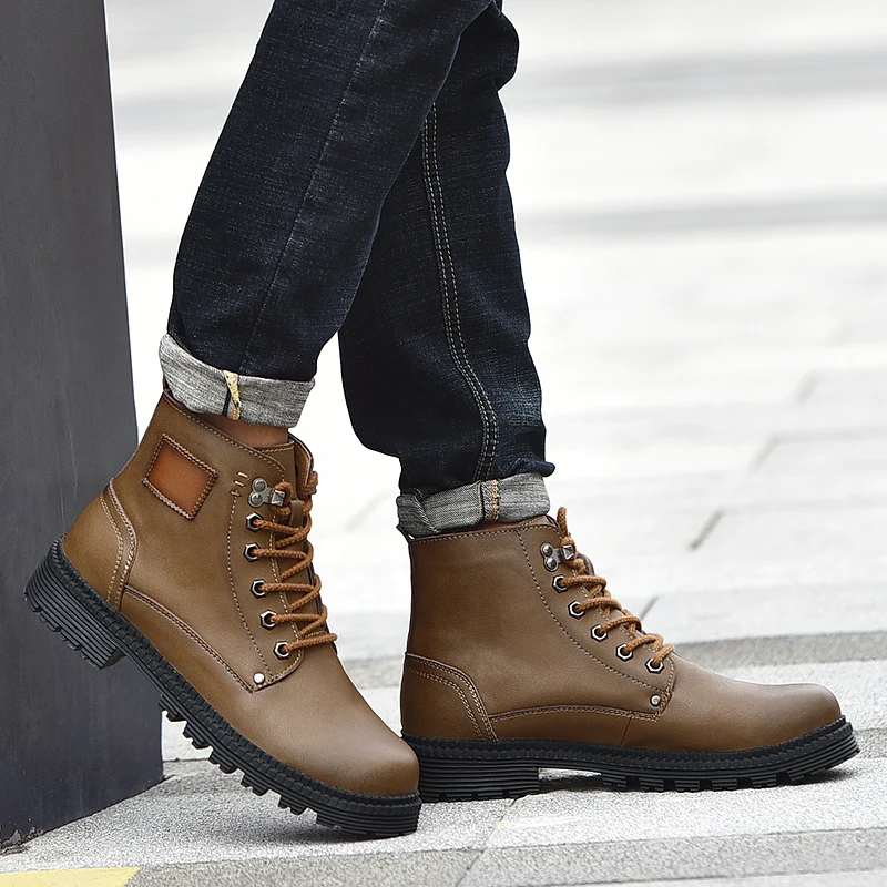 

Sneaker High Top Men Leisure Shoes High Top For Casual Hightop Sneakers With A Man Mens Male Shoe 2020 Sports Men's Leather