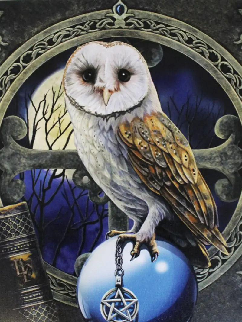 Высококачественные наборы для вышивания в виде совы вышивки крестиком 14 карат