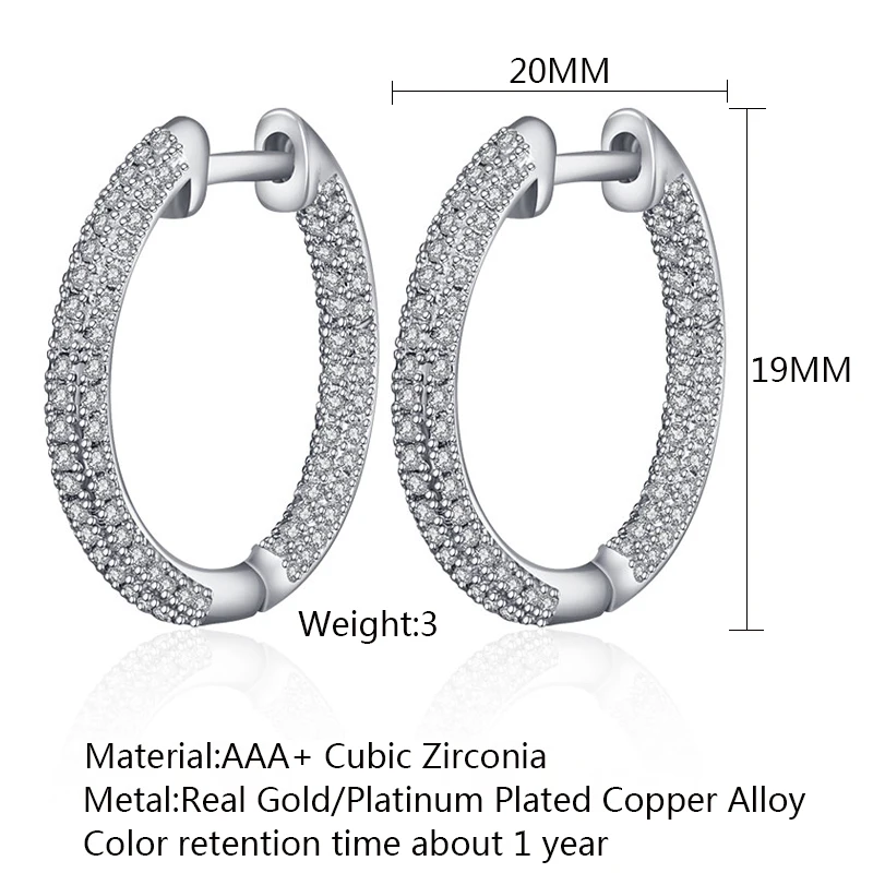 Женские Простые круглые серьги MAIKALE подвески для пирсинга золотого цвета с