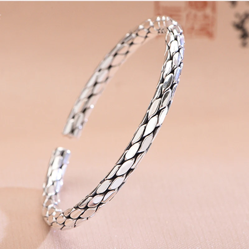 

New Twist Braided Bracelet Men And Women Opening Adjustment Personality Fashion Retro Bracelet Jewelry Accessories