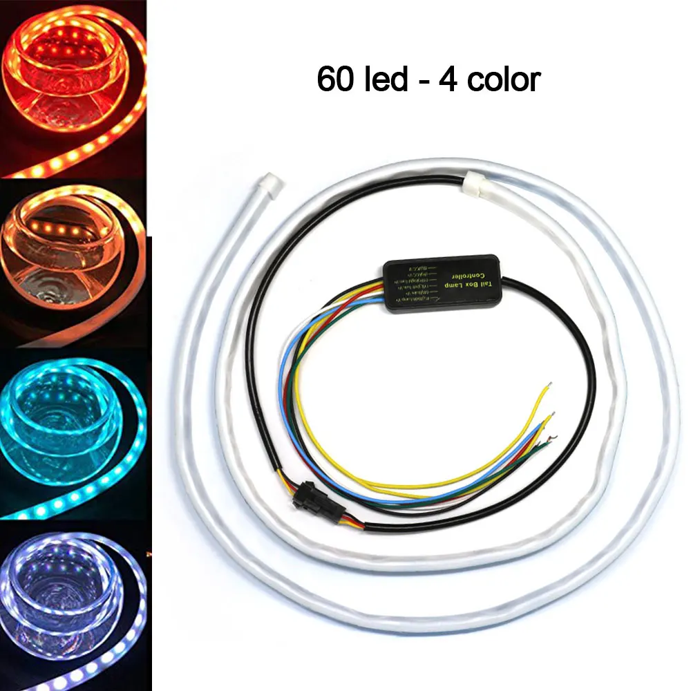 12V Светодиодный светильник для багажника Автомобильная задняя лампа Янтарный