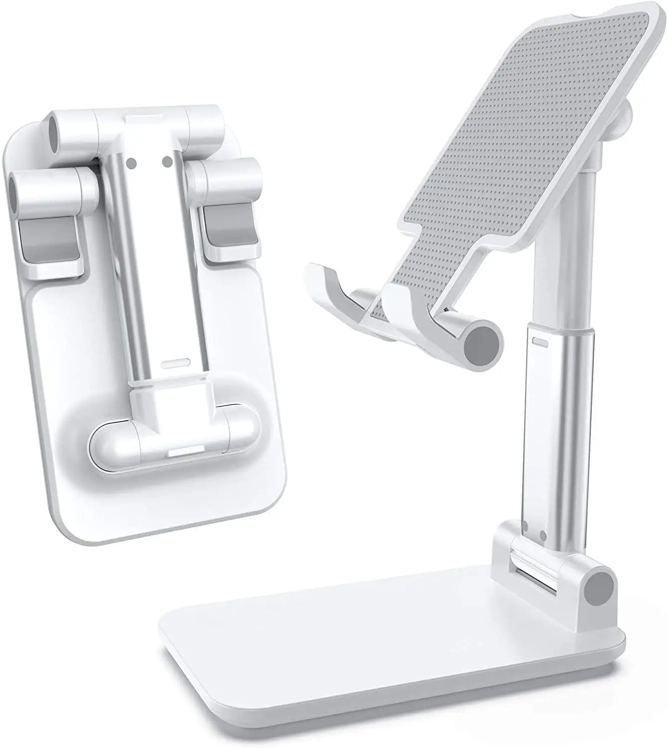 

Cell Phone Stand Foldable, Adjustable Tablet Holder Mobile Phone for Desk Compatible with iPhone Samsung All Smartphones