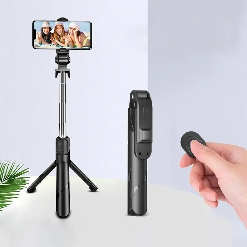 

Multi-Function Bluetooth Foldable Selfie Stick Tripod Light With Wireless Remote Tripod Stand