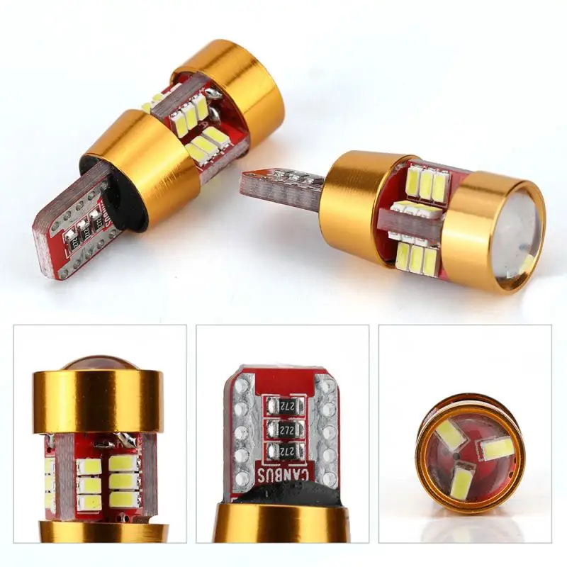 

2PCS T10 LED Car Lights Car Styling Canbus 4014 SMD W5W LED Width Lamp Light Bulb No Error Parking LED Car Side Lights TXTB1