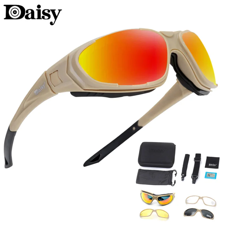 

Поляризованные солнцезащитные очки Daisy C9 в стиле милитари, мужские тактические солнцезащитные очки для охоты и занятий спортом на открытом воздухе, походные очки с УФ-защитой