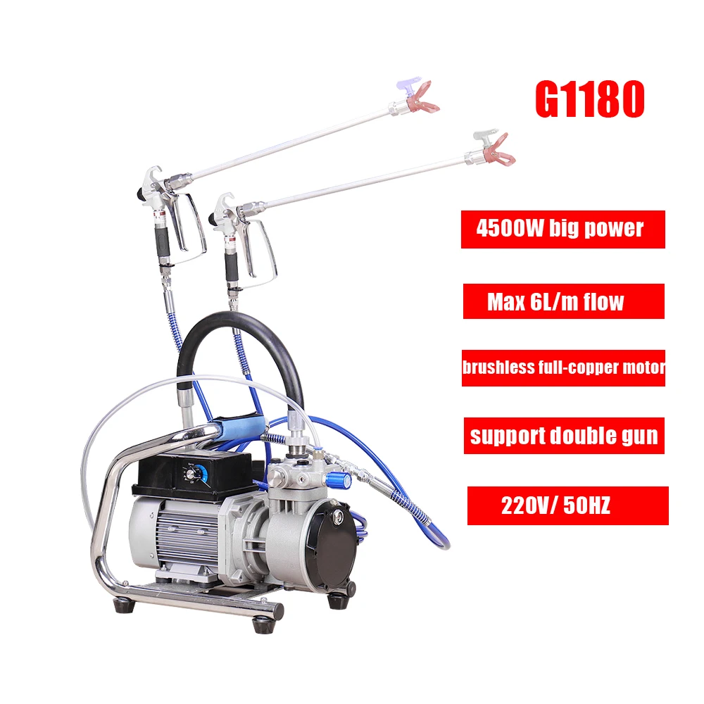 Безвоздушный Краскораспылитель высокого давления электрическое оборудование