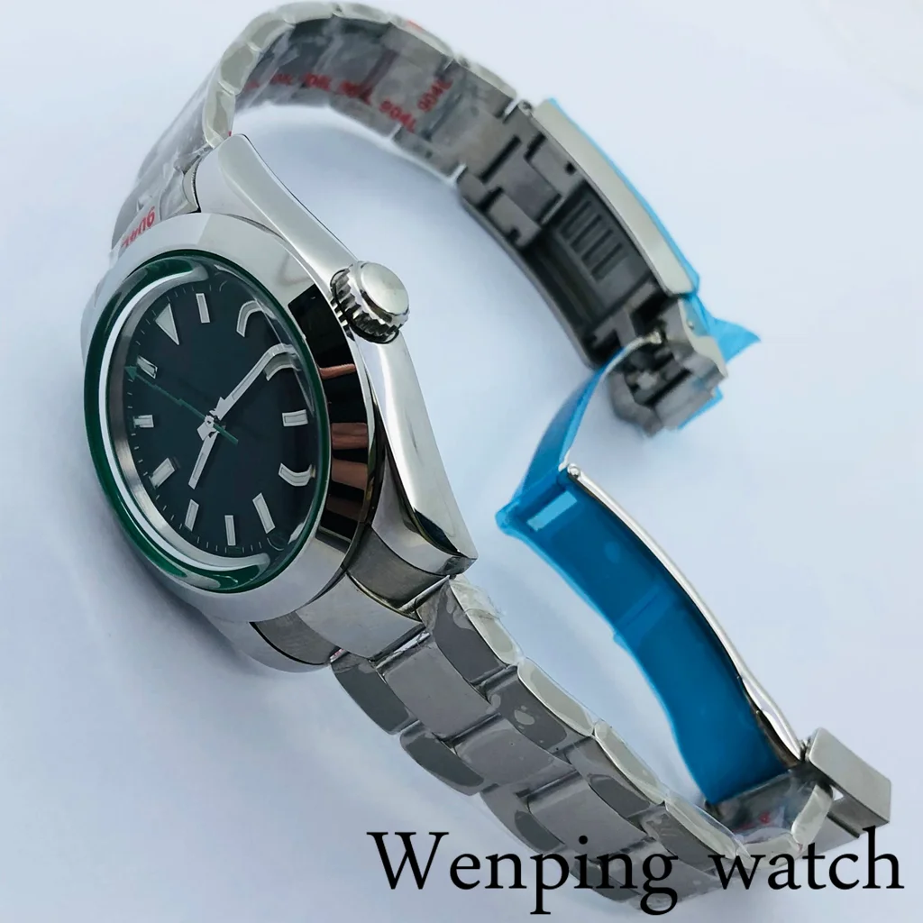 Часы мужские механические водонепроницаемые без логотипа 39 мм