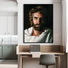 Постеры с изображением Бога Иисуса Христа, домашний декор, ретро настенная живопись, холст для гостиной, спальни, Декор