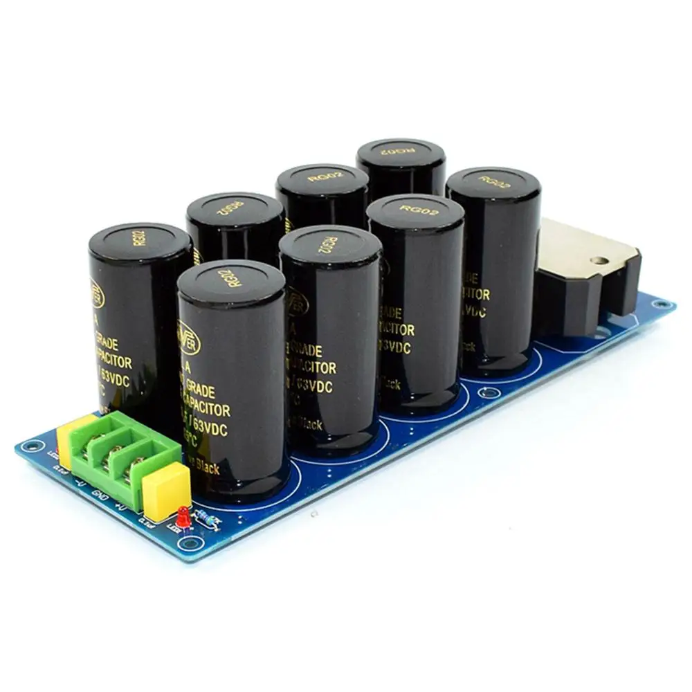 100A 8*10000UF 63V +/-двойной силовой выпрямитель фильтр плата питания YJ | Электроника