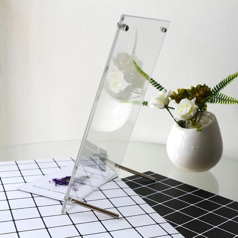 Акриловый Хрустальный Набор для сцены A5 фоторамка A4 стенд дисплея | Дом и сад