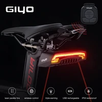 giyo battery pack bicycle light usb rechargeable mount bicycle lamp rear tail light led turn signals cycling light bike lantern