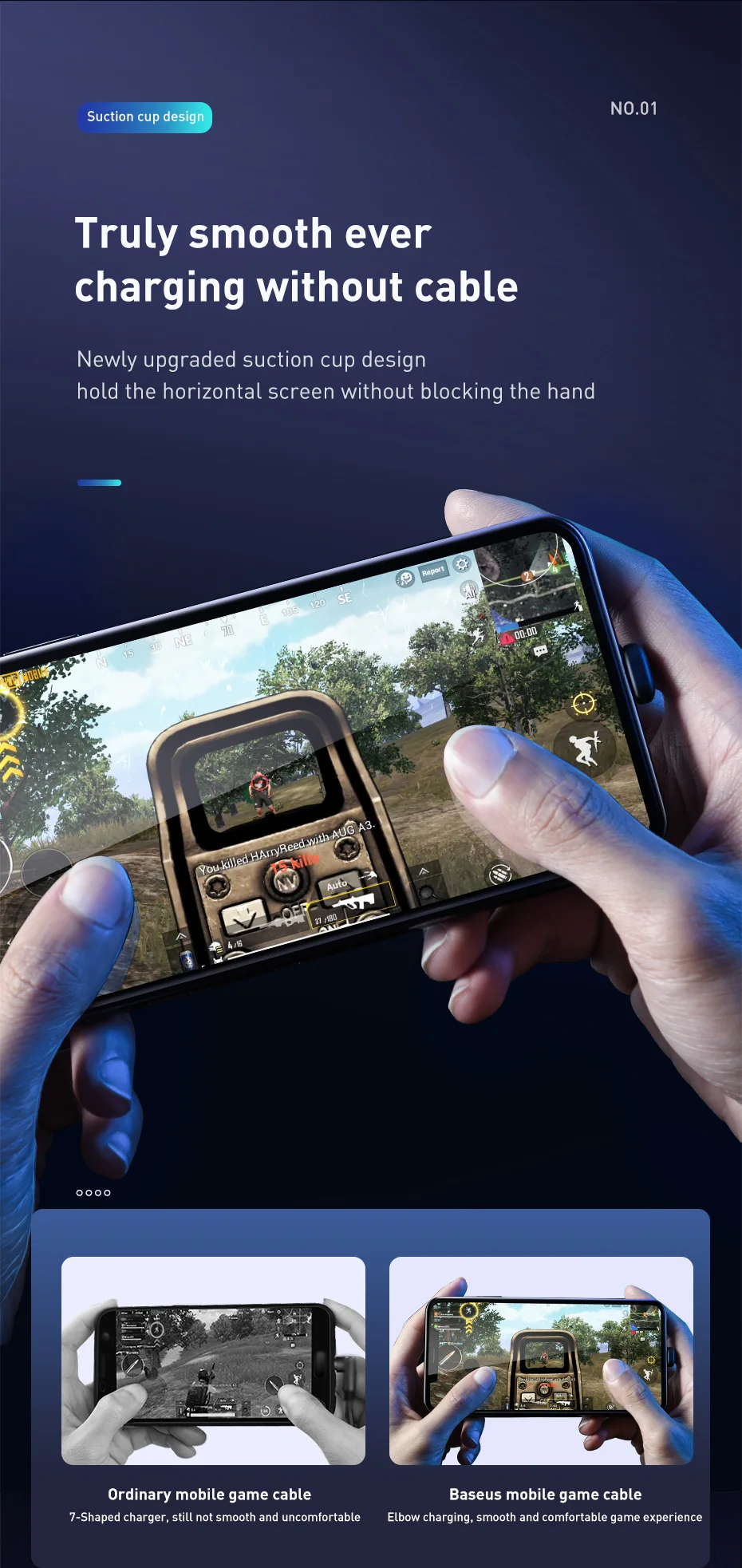 180 градусов присоска игра usb кабель для iPhone xs max xr x 8 7 6s plus 5s ipad быстрое зарядное устройство зарядный кабель Android usb type-c