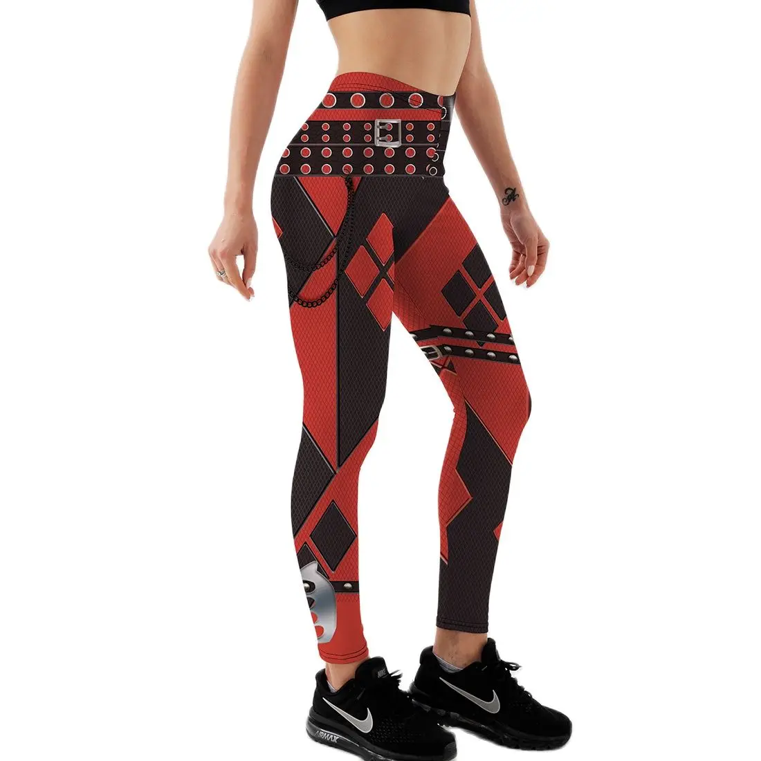

Leggings High Quality Women's Geometric shapes Leggings Digital Print Pants Trousers Stretch Pants Free Shipping
