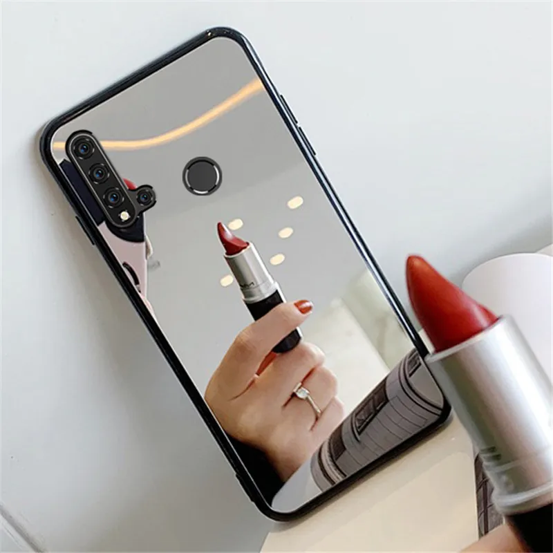 Роскошный зеркальный чехол для Huawei P Smart Plus 2019 Honor 9X pro Y7 PRIME NOVA 5 5I 10I HONOR 20 8A 8c 8x Y5