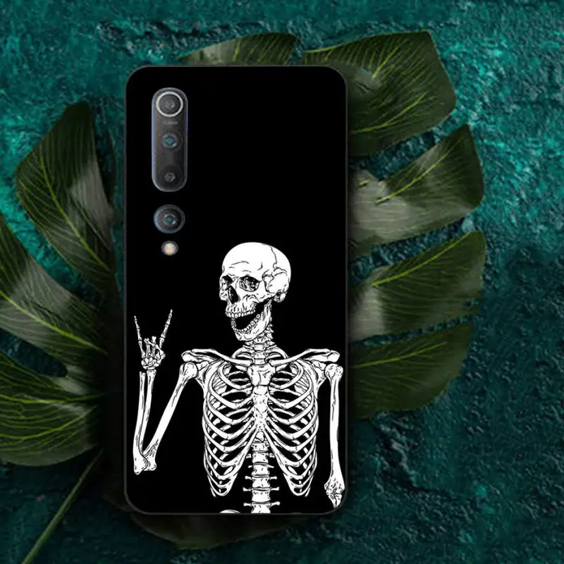 FHNBLJ ручной каркас с черепом для RedMi note 7 8 9 6 5 4 X pro 8T 5A | Мобильные телефоны и