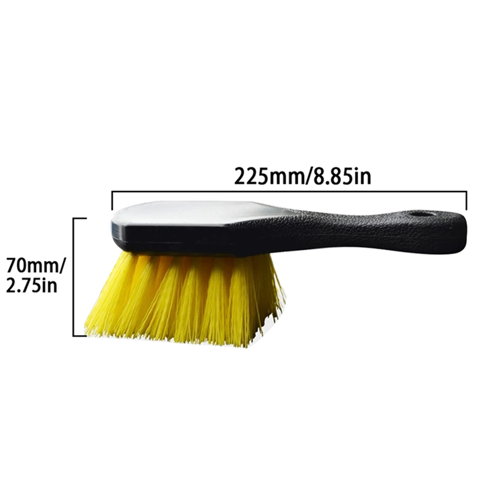 1 шт. Щетка с желтым синтетическим ворсом для мытья колес щетка чистки дисков