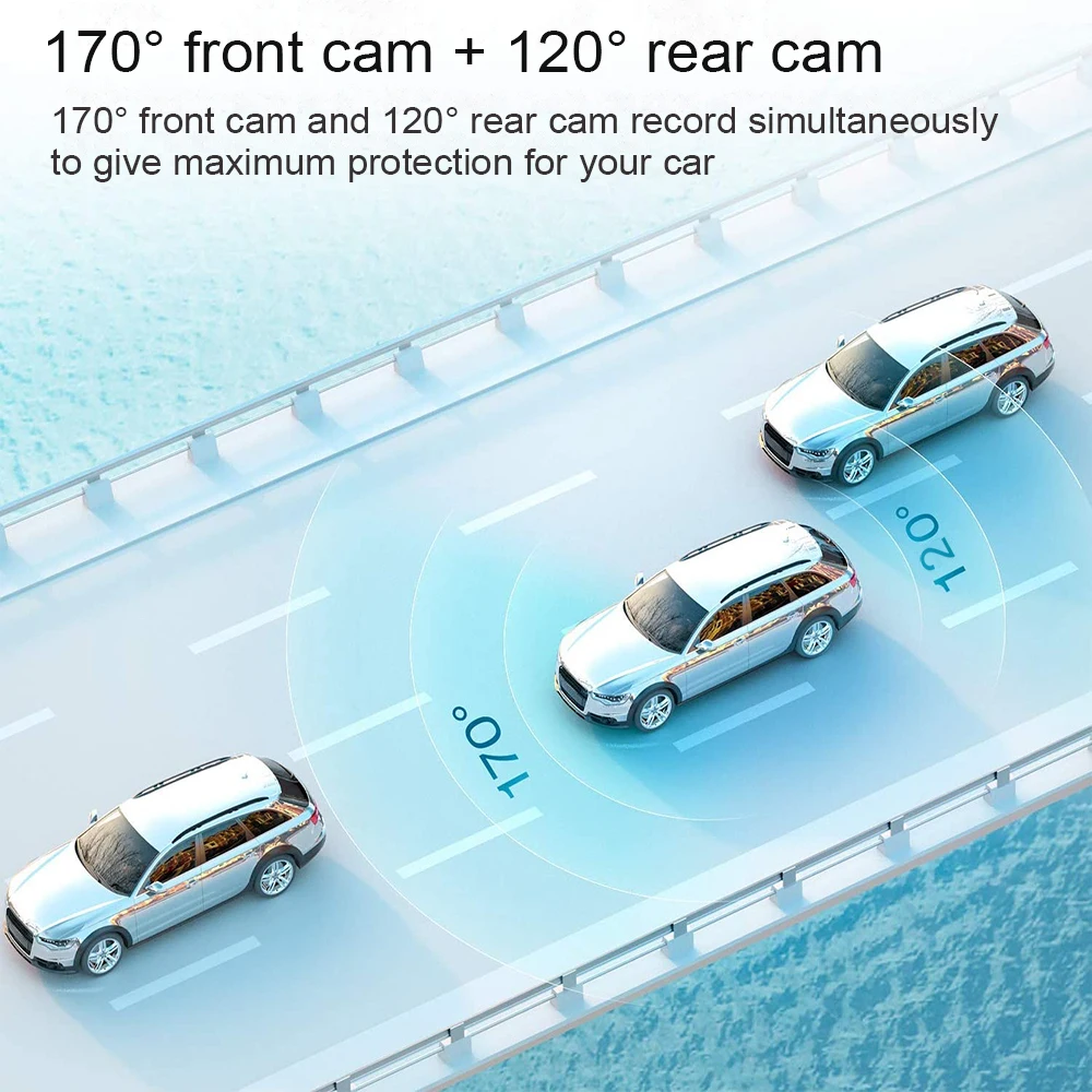 Автомобильный видеорегистратор с двумя USB-портами и объективами | Автомобили