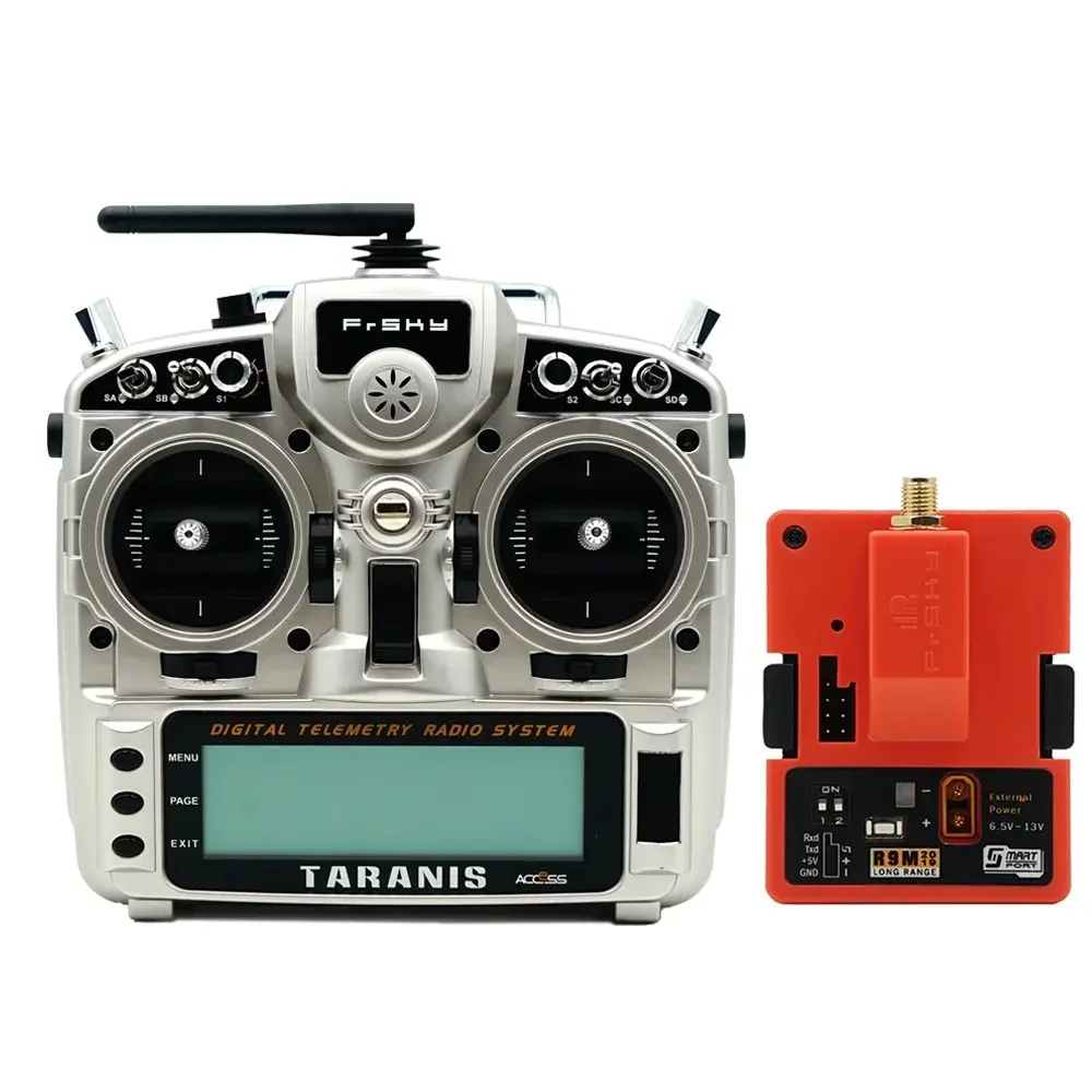 

FrSky Taranis X9D Plus 2019 2.4G 24CH ACCESS ACCST D16 Mode2 FCC Version Transmitter with R9M 2019 900MHz Long Range Transmitter