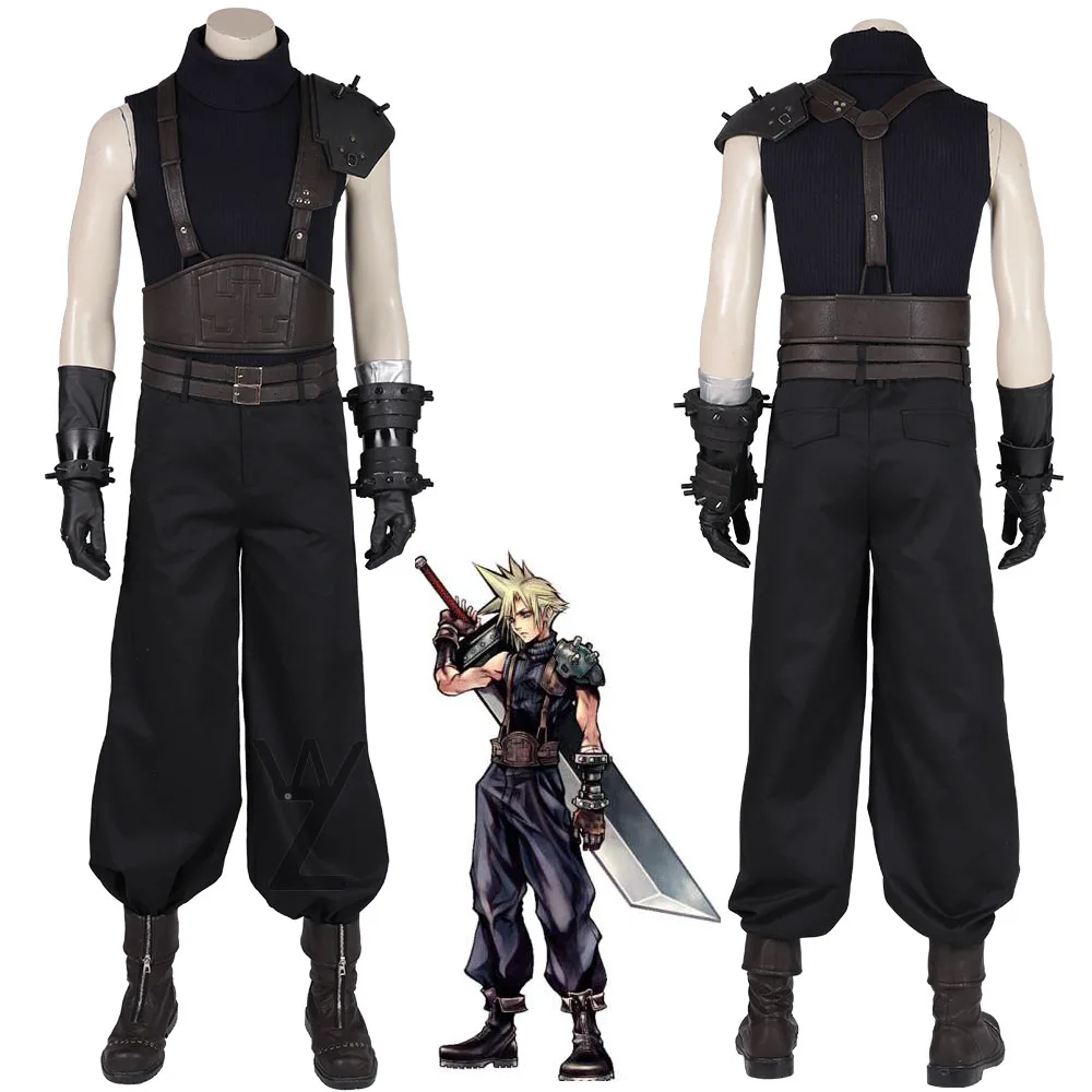 Костюм для косплея игры финальная фантазия VII униформа Хэллоуина карнавальный