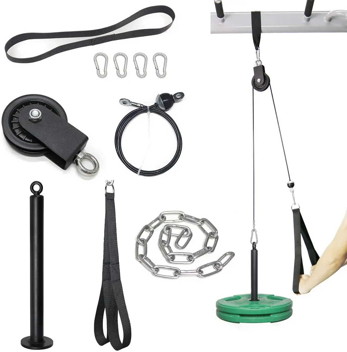 

Кабель для фитнеса SYL, тренажерный зал с 1 дюймовым штифтом, аксессуары для подставки для приседаний LAT Pulldown