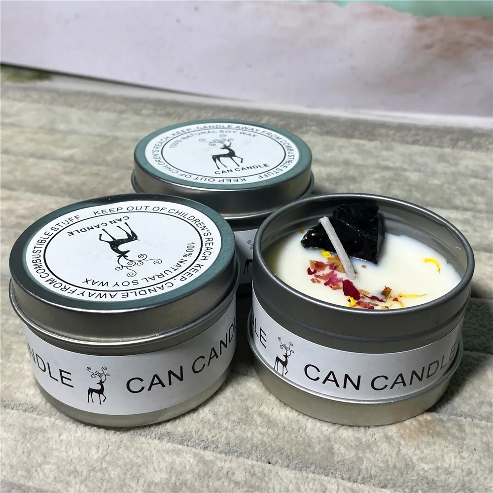 Натуральные камни кристалл романтическая Ароматизированная свеча подсвечник