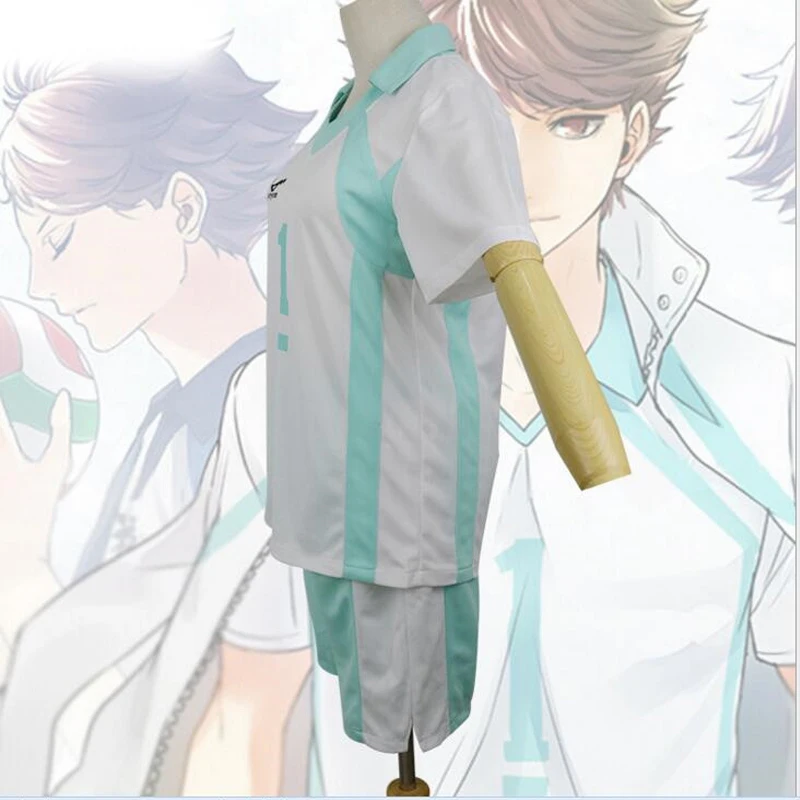 Haikyuu Kageyama Tobio Aoba Johsai Koushi Sugawara Oikawa Tooru Косплей Костюм Униформа Джерси аниме косплей