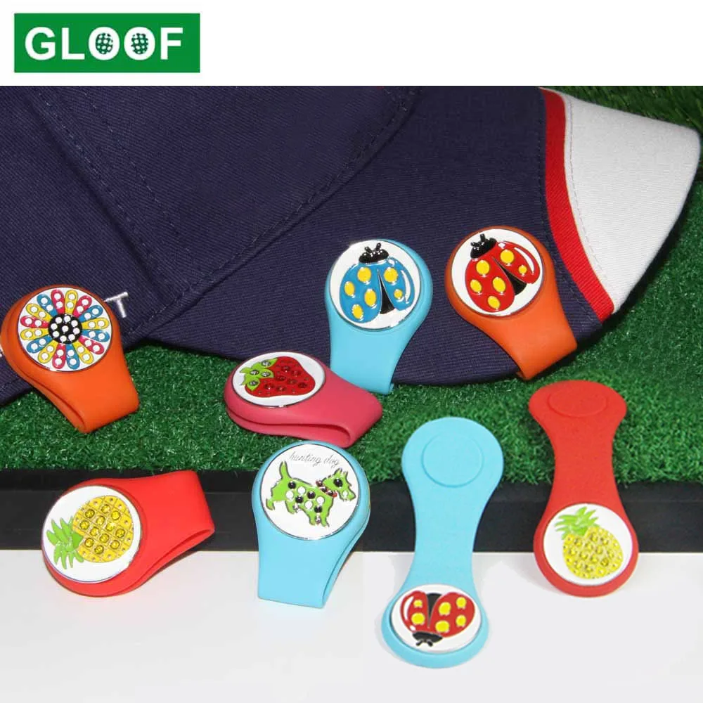 1 шт. Съемная шляпный зажим для магнитный маркер мяча гольфа Кепки подарок