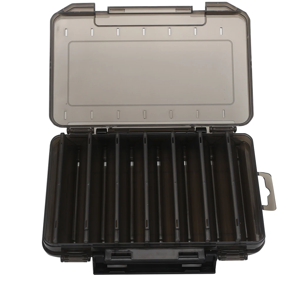 Двойная сторона 12 Отсеков Рыболовные Приманки Снасти Коробка рыболовные