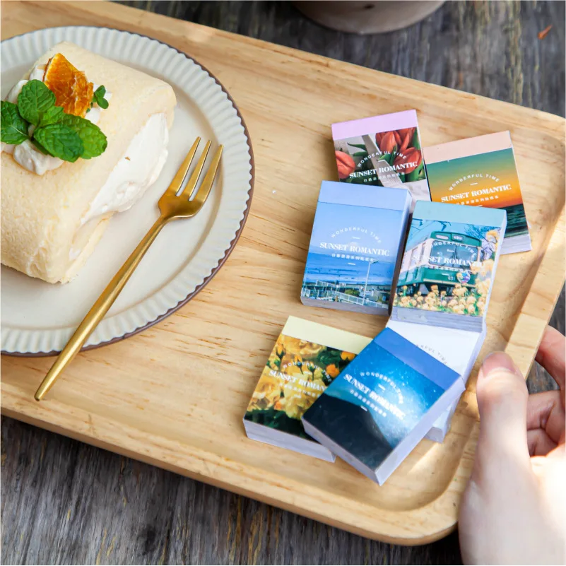 

8 Design Ins Style Japanese Romantic Series Frame Sticker Creative Mini Pocket Decoration DIY Material Sticker
