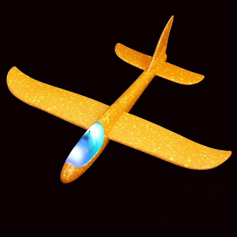 1 шт. 48 см детские игрушки ручной бросать пены модель самолета на открытом воздухе