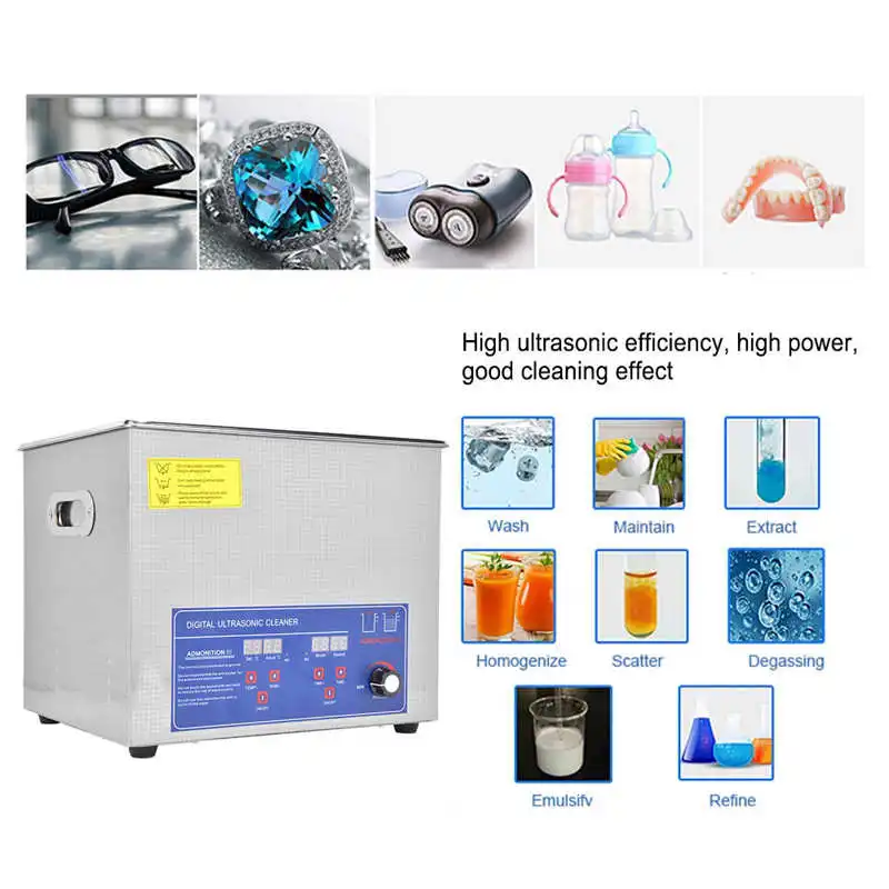 10L цифровой ультразвуковой очиститель Регулируемый Температура