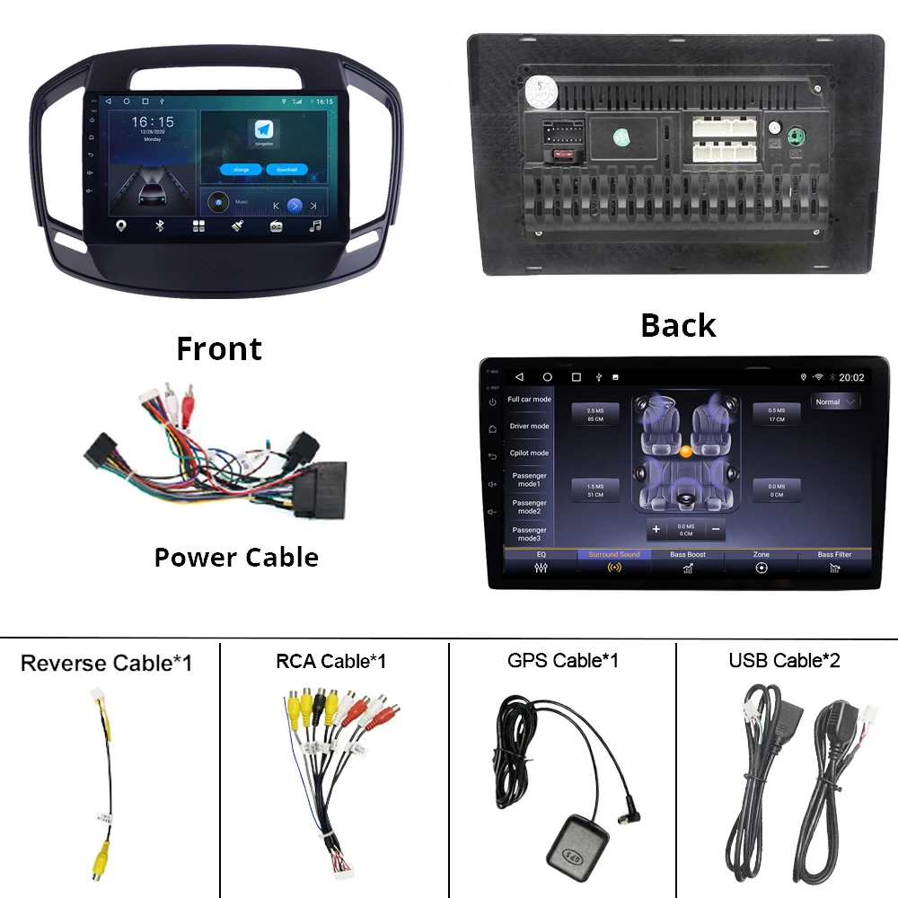 

2DIN Android 10 Car Radio For Opel Insignia 2014-2017 Stereo Receiver GPS Navigation Auto Radio DSP Car Video Stereo NO 2DIN DVD