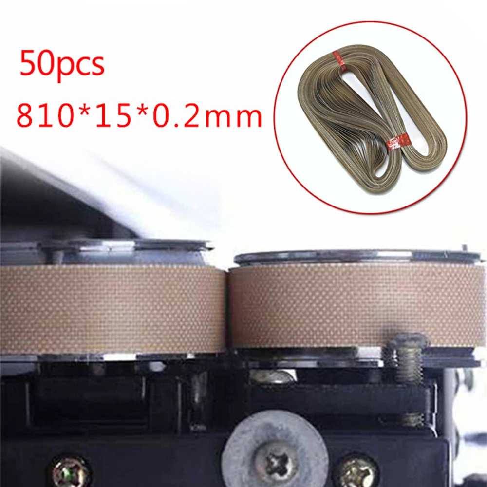 

50pcs Conveyor belt 810*15*0.2mm For FRD-1000 Continuous Sealer Or FR980 Brown