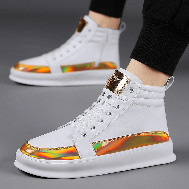 

Fashion Designer Men Shoes Autumn Platform Dissolve Thick Shoes For Man Canvas Shoes Men Sneakers Zapatos Hombre Student Shoes