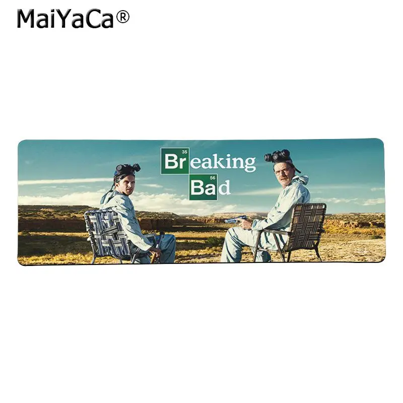 Lock Edge 30x80cm Maiya Высокое качество Американский ТВ ломающийся плохой офис мыши геймер силиконовый коврик для мыши большой коврик для мыши клавиатуры коврик - Цвет: Lock Edge 30x80cm