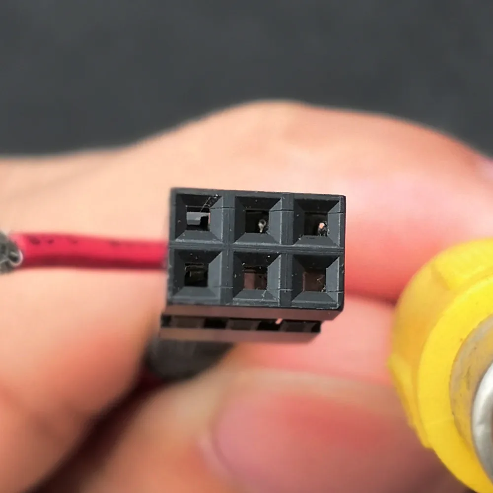 Оригинальный видеовход YIFOUM 6Pin переключатель обратная камера RCA адаптер кабель