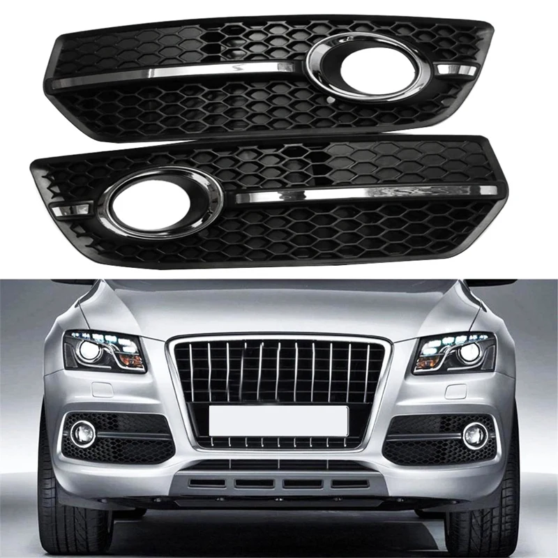 Автомобильный передний бампер противотуманный светильник решетка крышки для Audi